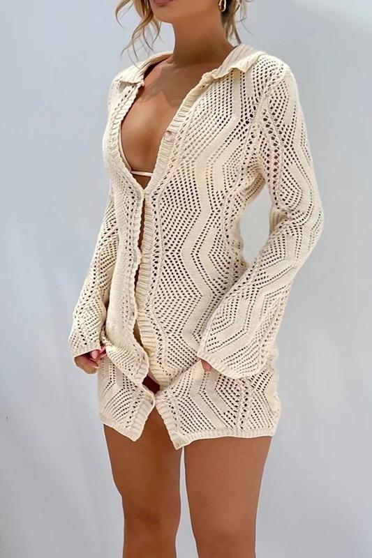 Valenzora | Wii throw with button placket