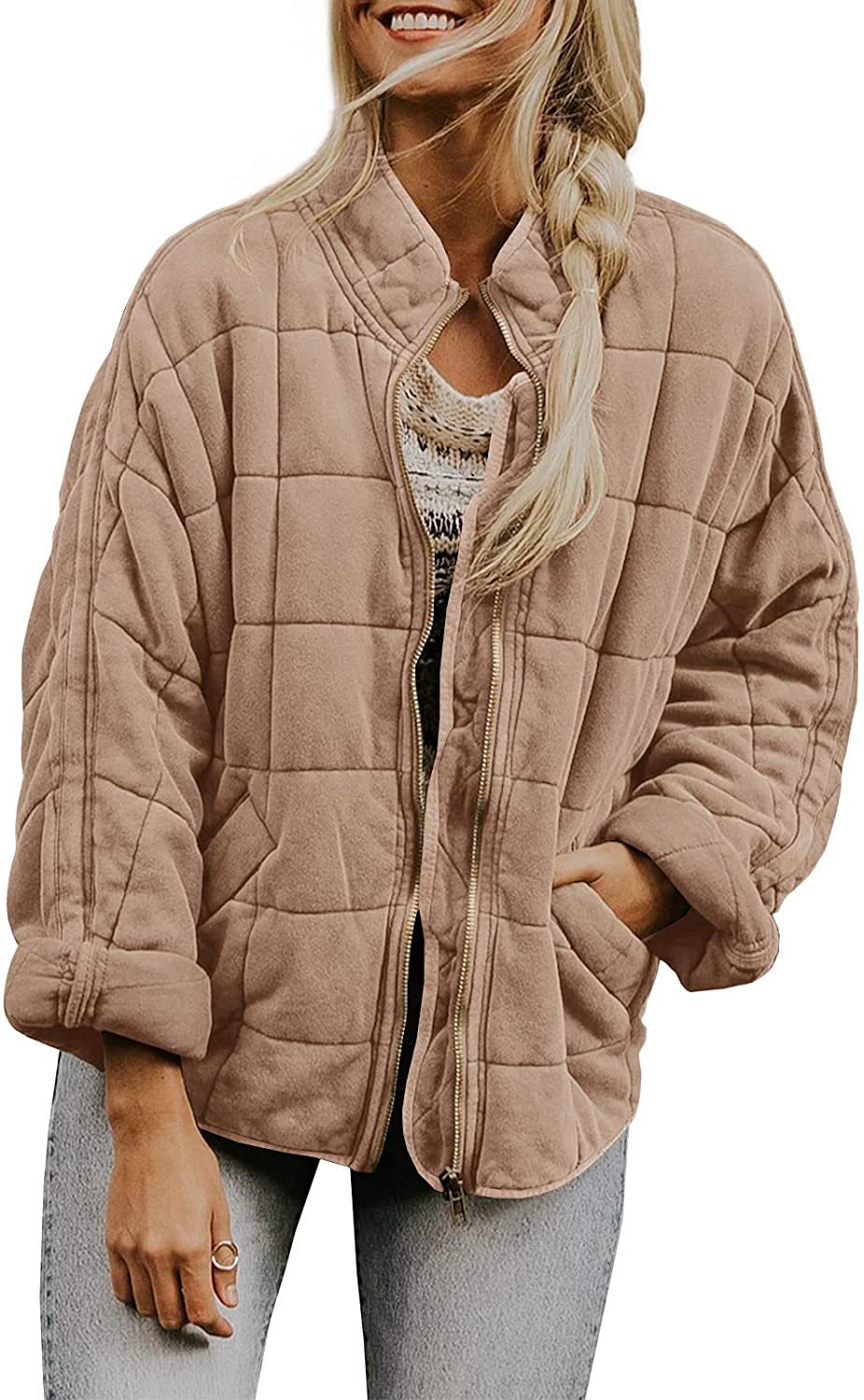 Valenzora | Lockere Jacke aus dicker Baumwolle