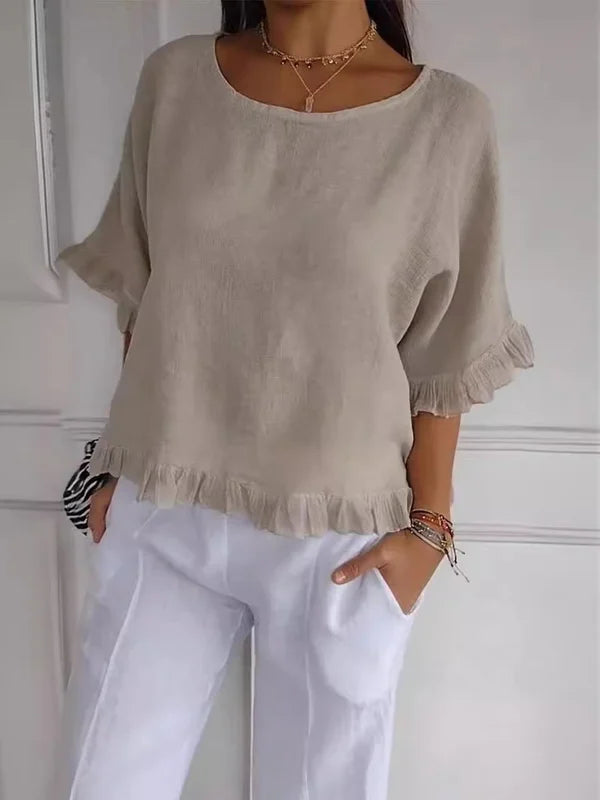Valenzora | Loose linen shirt for warm days