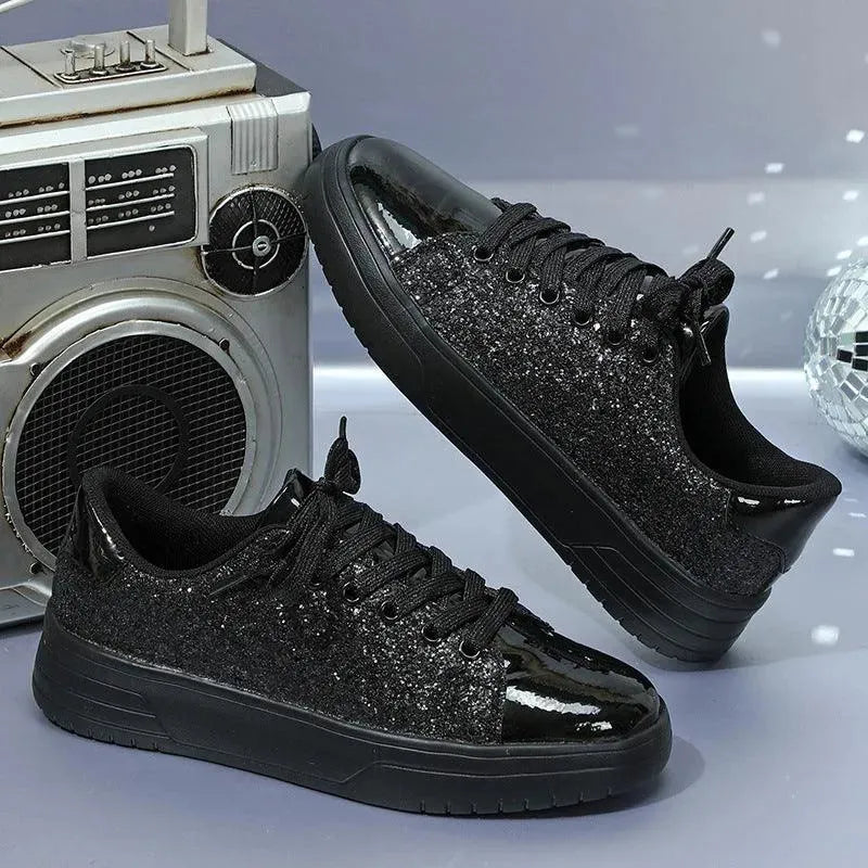 Valenzora | Glitzernde Sneaker mit Pailletten