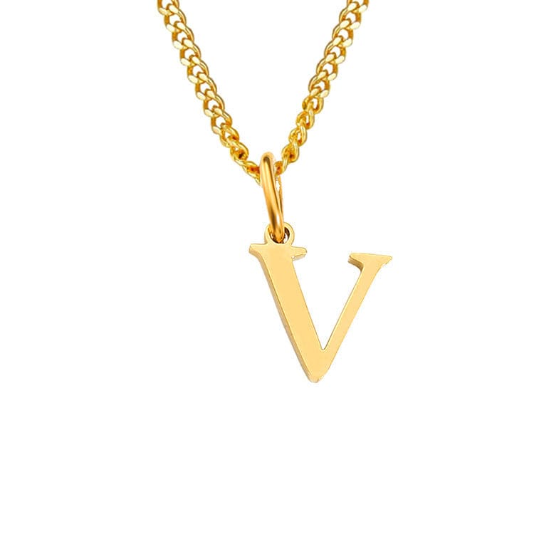 Valenzora | Buchstaben alle gleich 14k Edelstahlkette