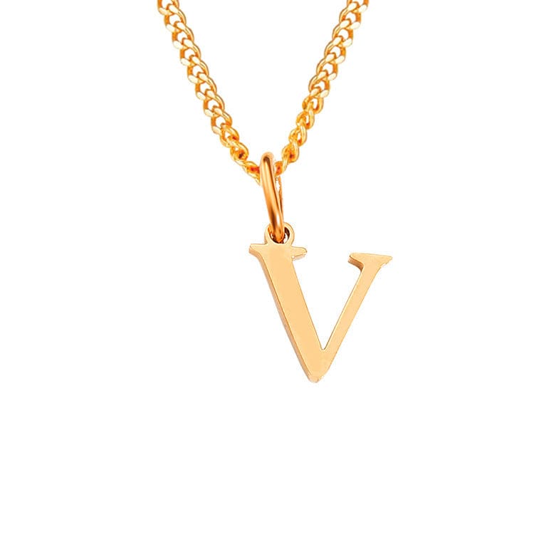 Valenzora | Buchstaben alle gleich 14k Edelstahlkette
