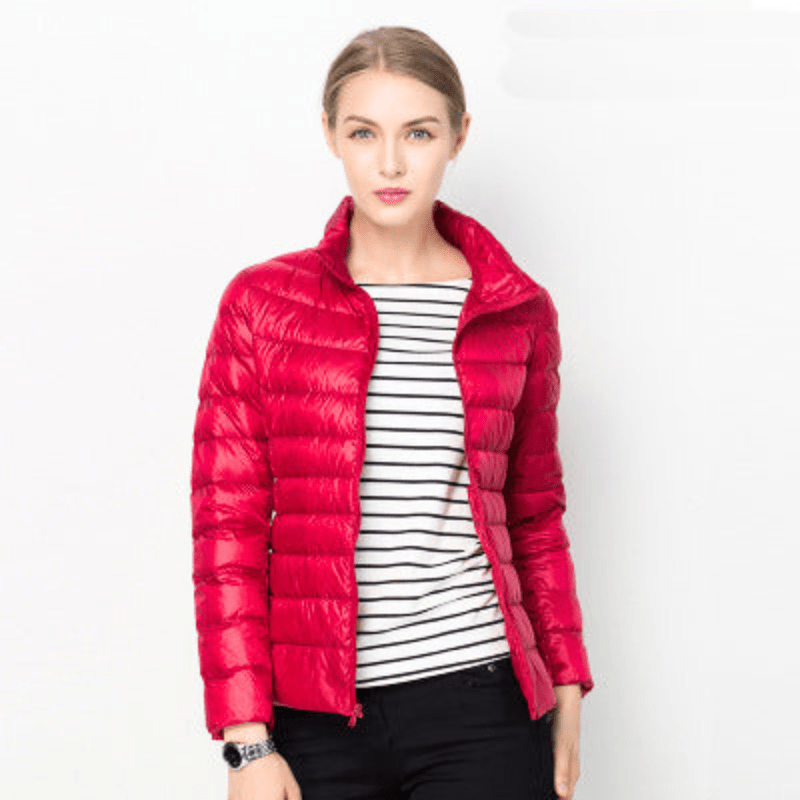 Valenzora | Women's Jacket Elegant Lightweight Down Jacket Trendy & Comfortable