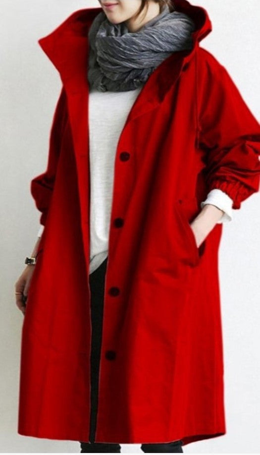 Valenzora | Trenchcoat mit Kapuze