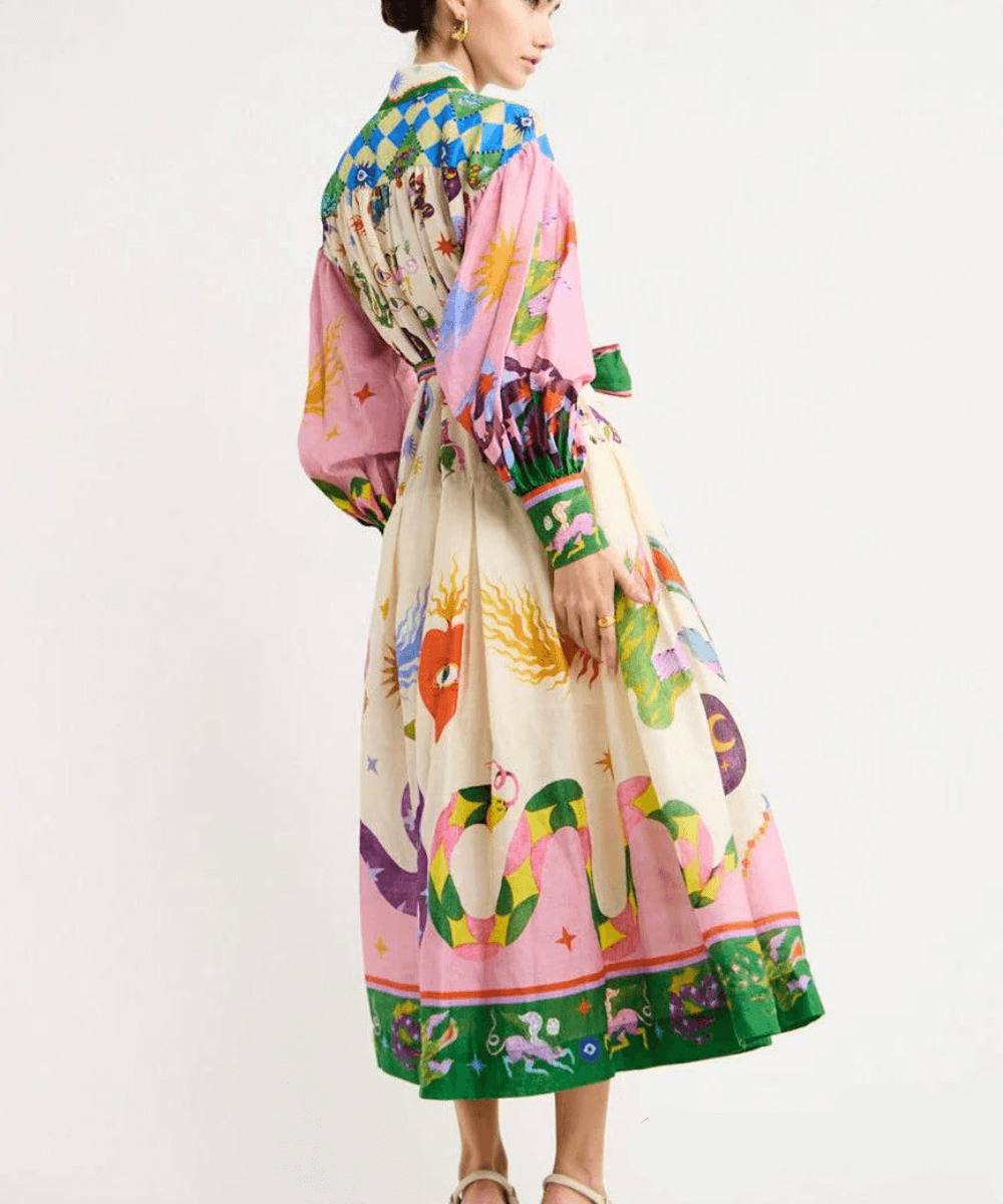 Valenzora | Zeitloses italienisches Kleid mit Eleganz
