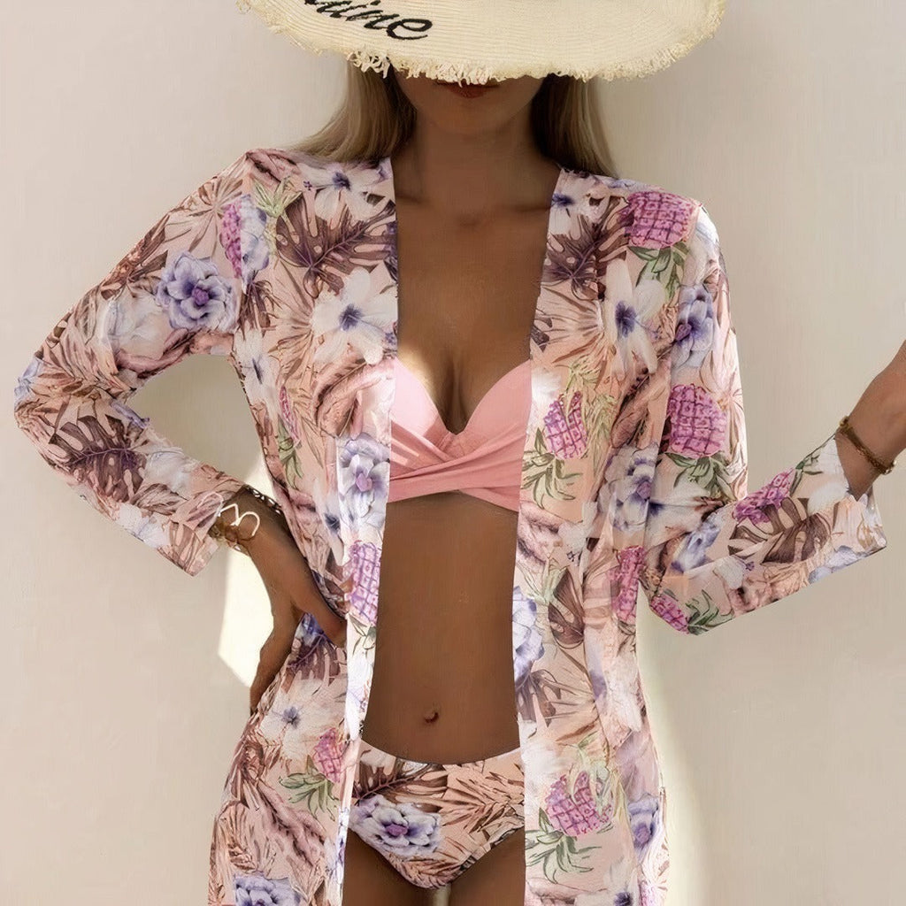 Valenzora -in-1 Bikini Set with Floral Pattern (Bestseller)