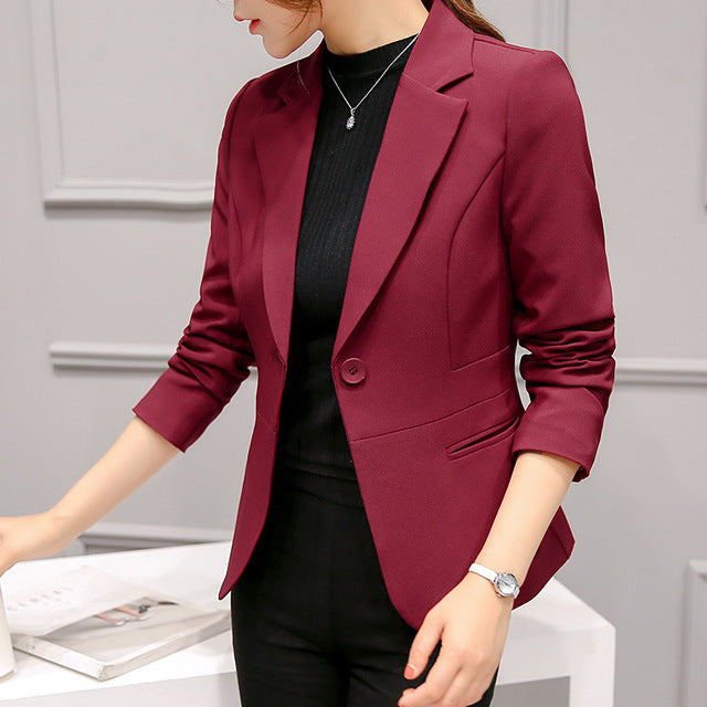 Valenzora | Schwarzer Blazer für Damen, Bürojacke, Anzugjacke mit Taschen