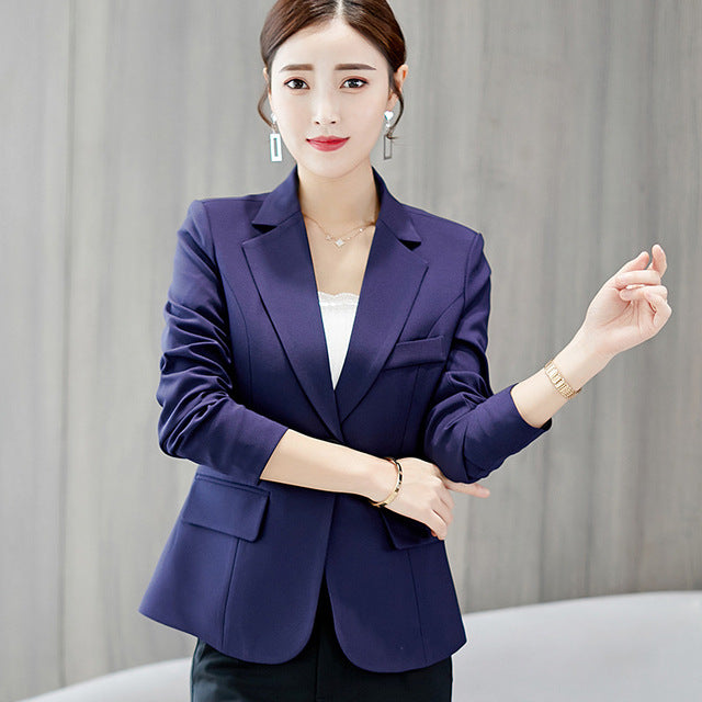Valenzora | Schwarzer Blazer für Damen, Bürojacke, Anzugjacke mit Taschen