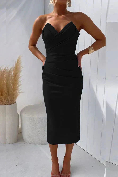 Valenzora | Elegantes Midikleid Klassische Eleganz