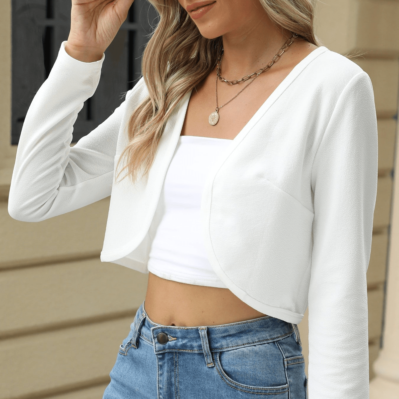 Valenzora | Eleganter Bolero Blazer Vielseitiger Stil für die moderne Frau Damenoberteil