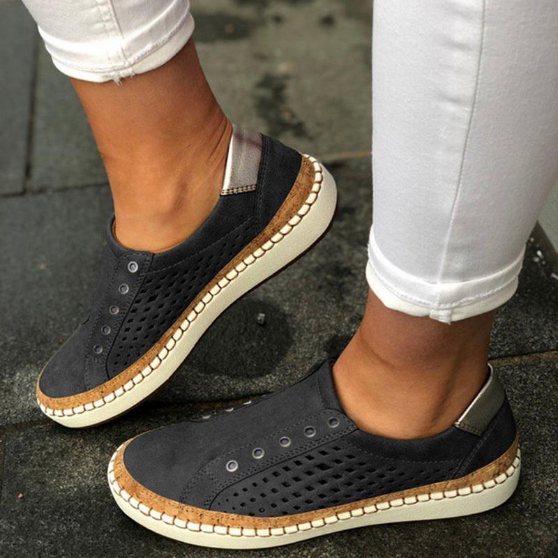Valenzora | Atmungsaktive, vulkanisierte, perforierte Leicht-Sneaker