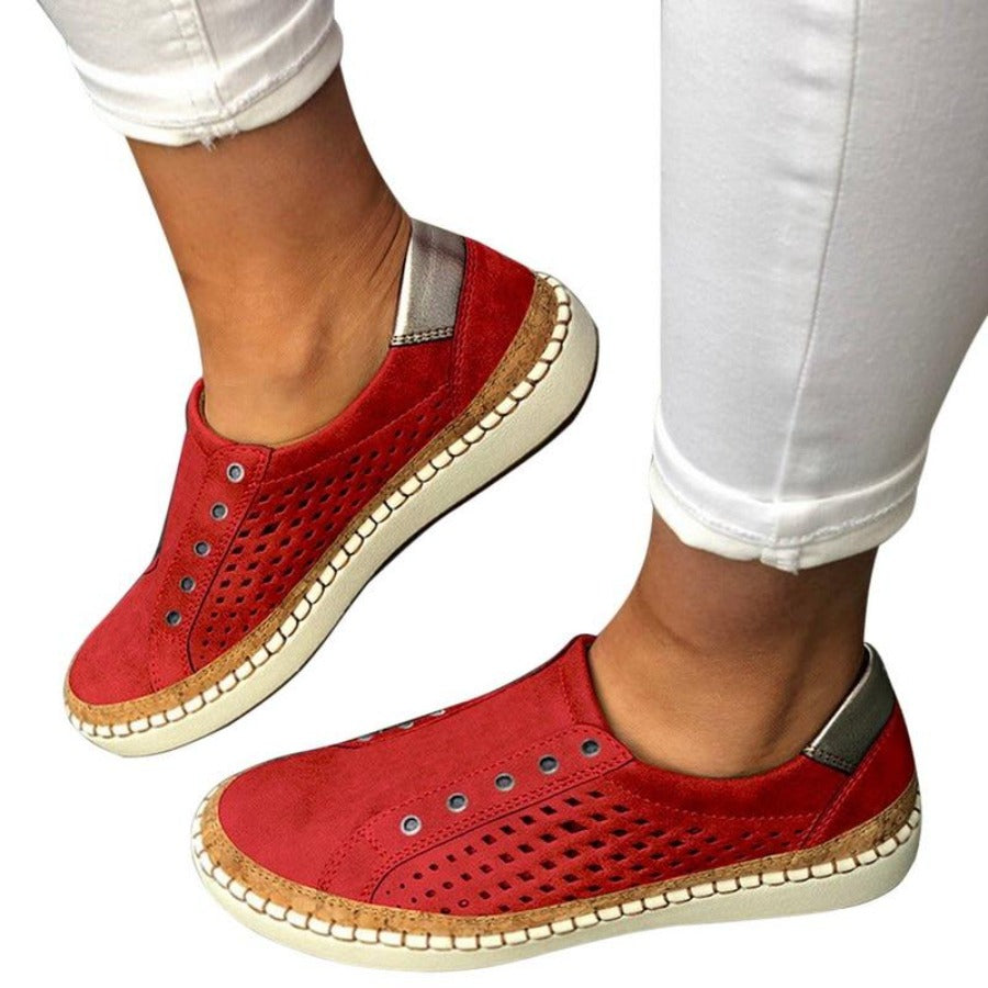 Valenzora | Atmungsaktive, vulkanisierte, perforierte Leicht-Sneaker