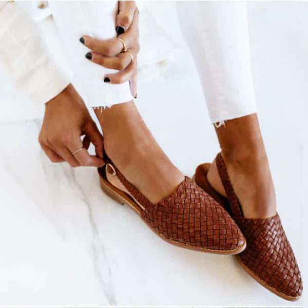 Valenzora | Braided Women's Sneakers - Comfortable and stylish flat shoes