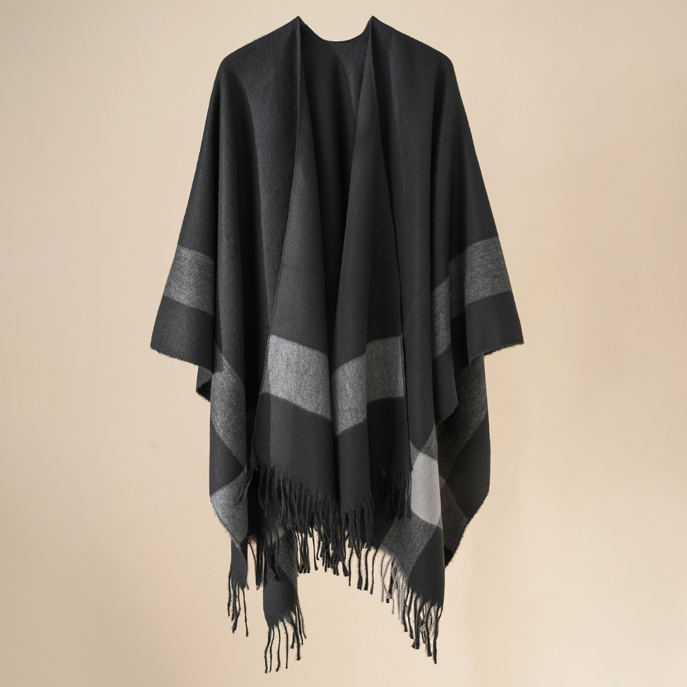 Valenzora | Stylischer Quastenschal für Damen