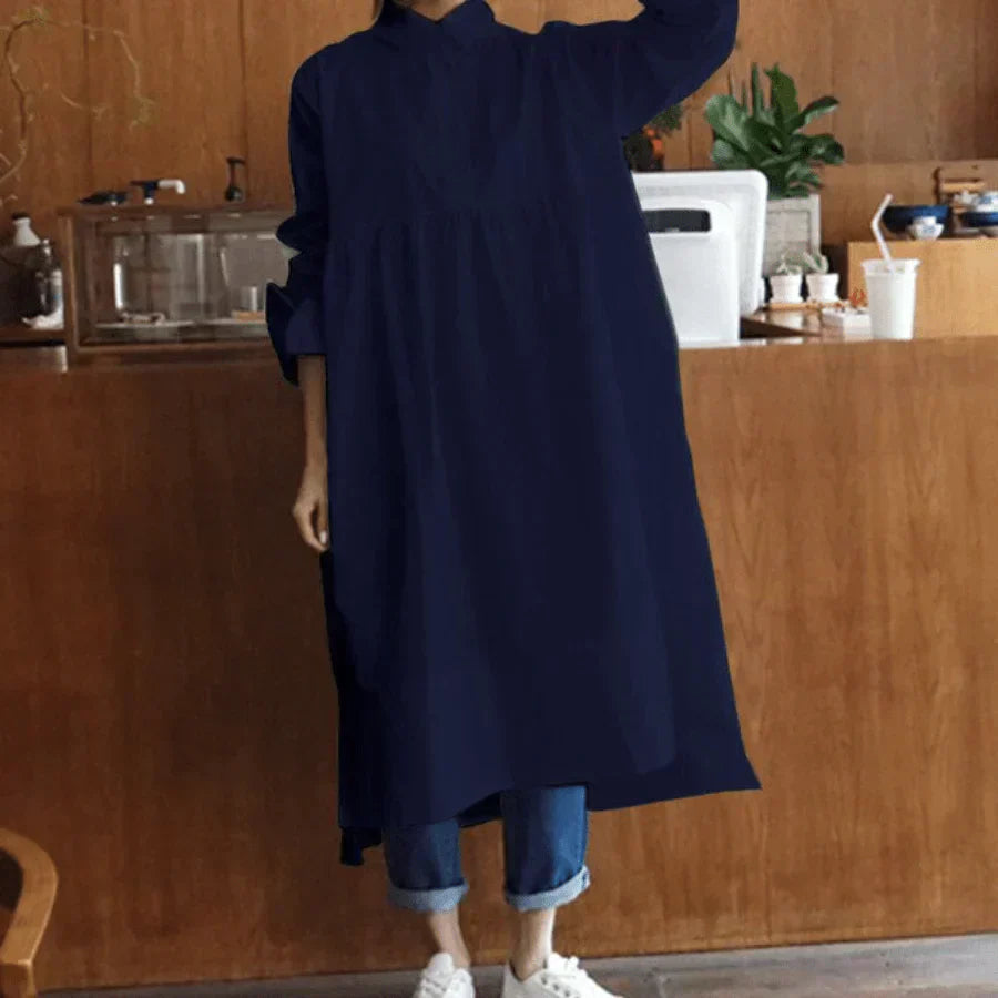 Valenzora | Oversized Hemdblusenkleid