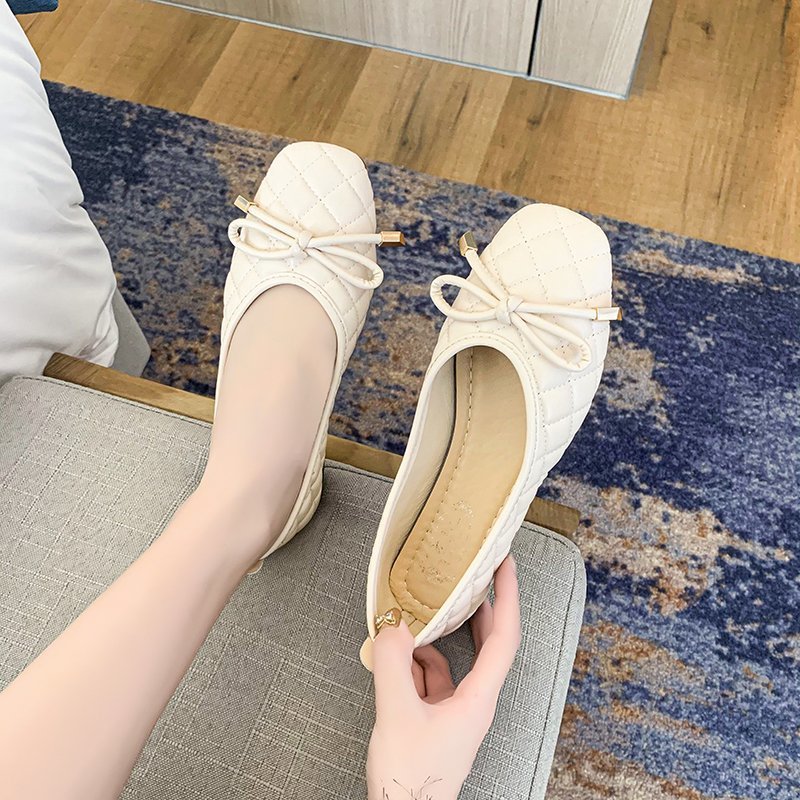 Valenzora | Butterfly Bow Tie Breathable Square Toe Non-Slip Slippers