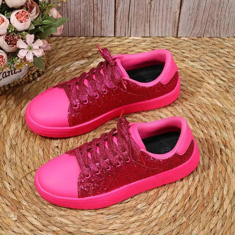 Valenzora | Glitzernde Sneaker mit Pailletten