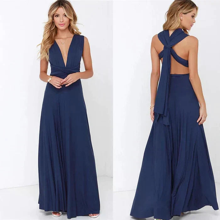 Valenzora | Wrap dress with elastic waist