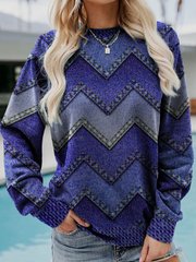 Valenzora | GEOMETRIC CASHMERE SWEATSHIRT