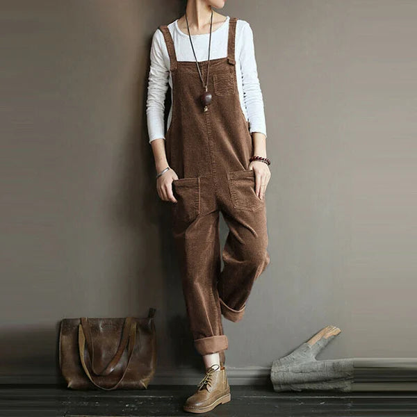 Valenzora - Casual corduroy jumpsuit