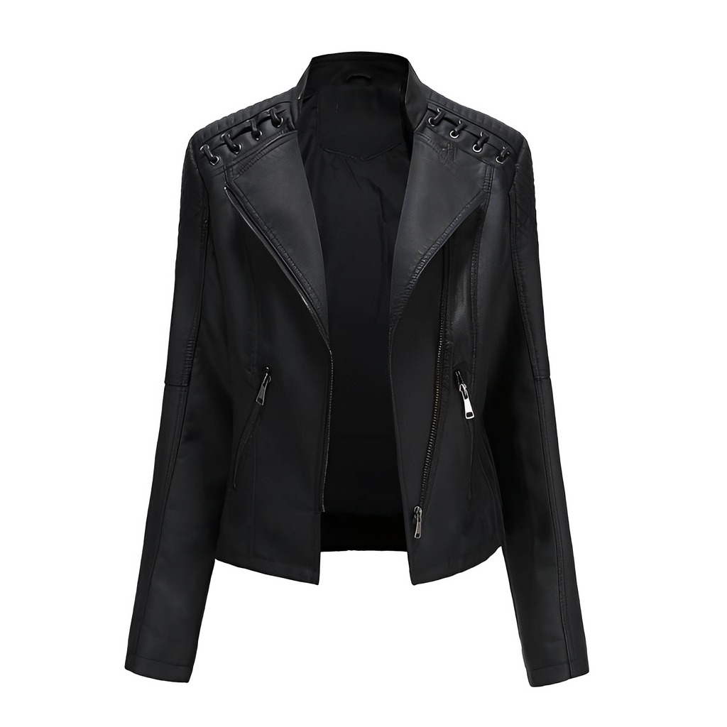Valenzora Allrounder: The ElegantAura leather jacket