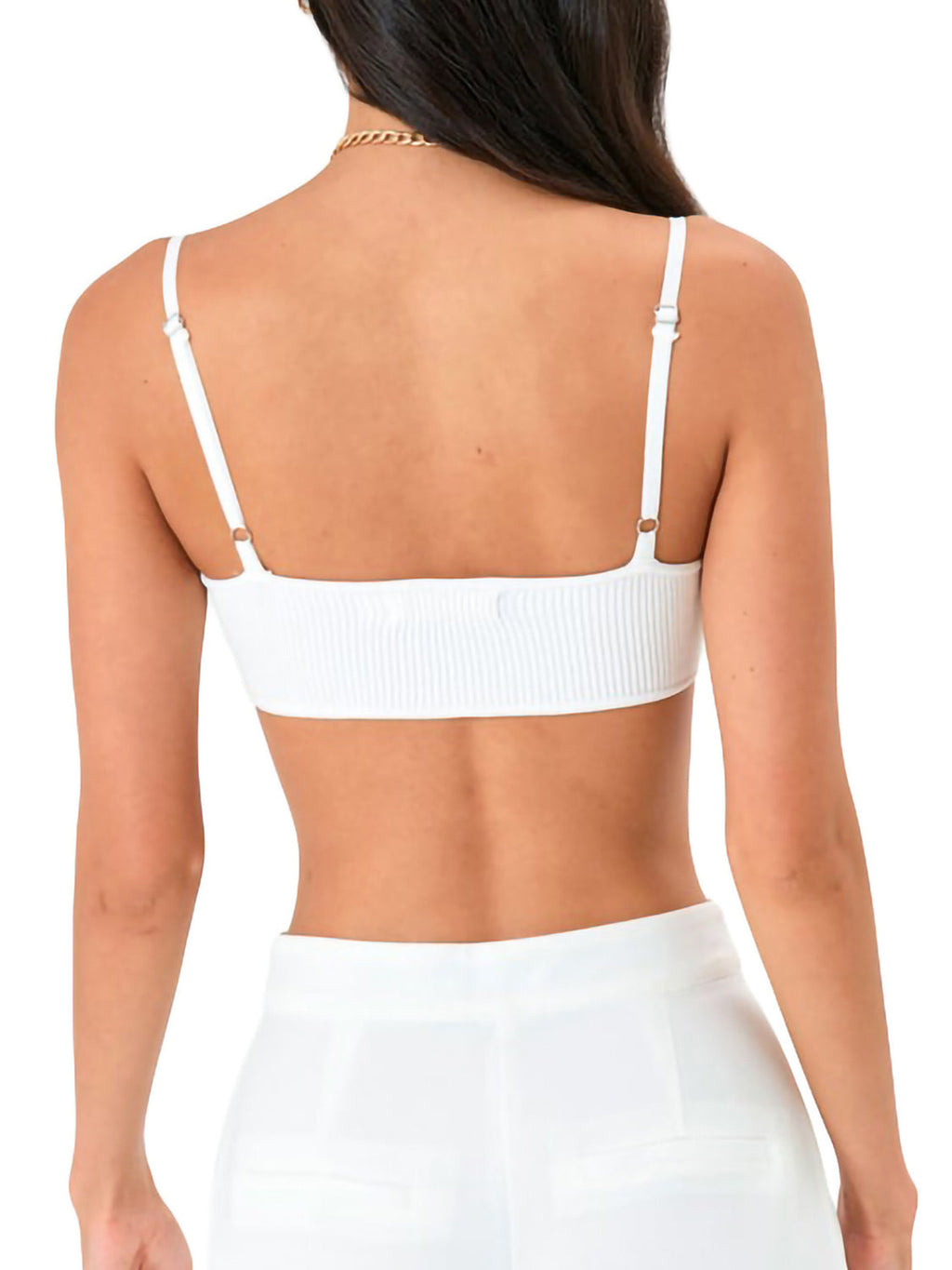 Valenzora | Round neck spaghetti strap bra