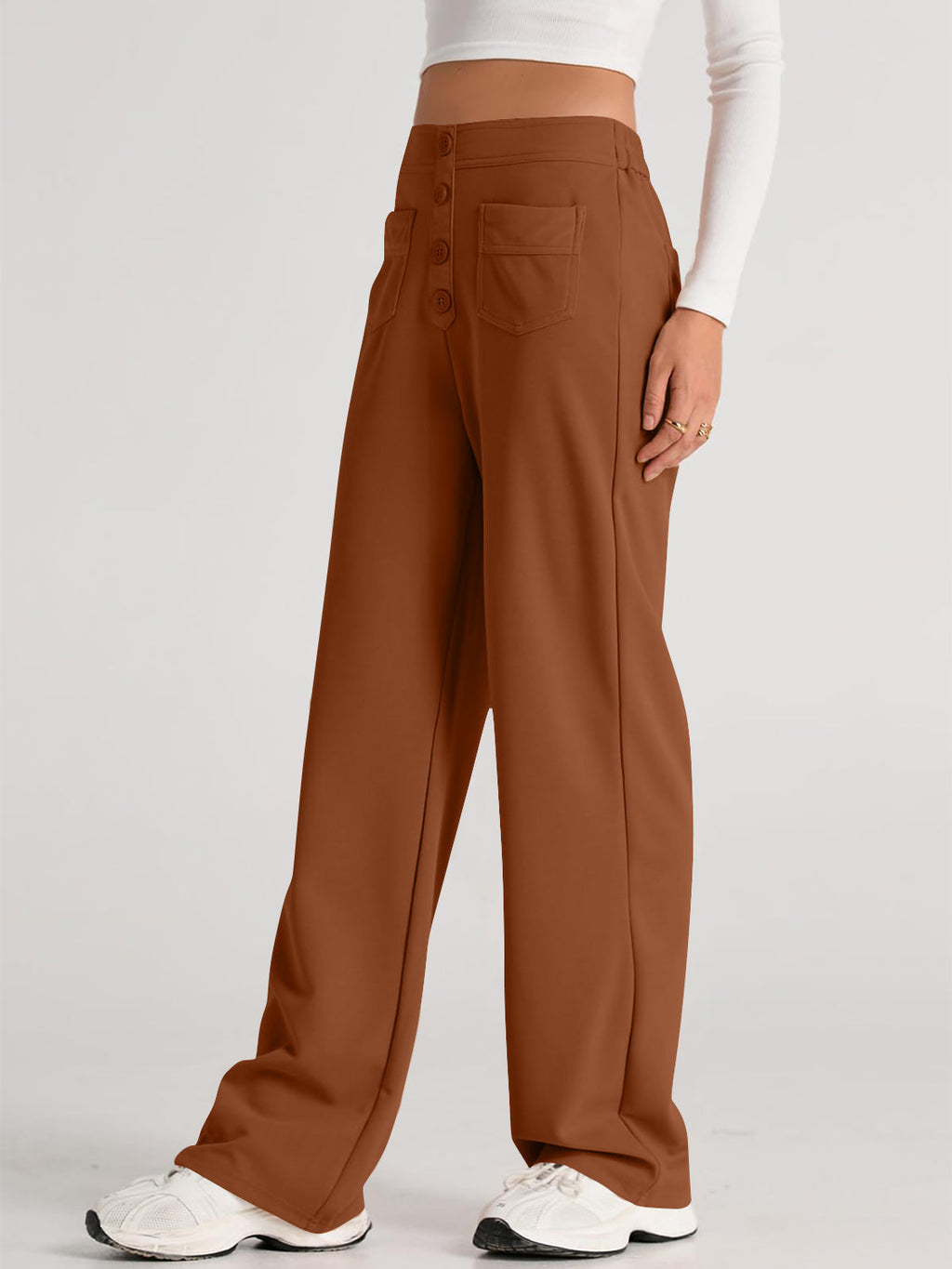 Valenzora | Weite Hose mit Taschen, elegant und bequem
