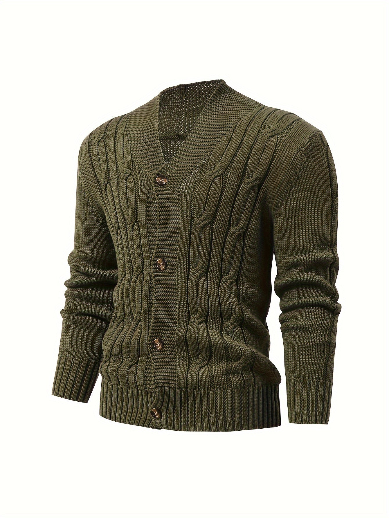 Valenzora | Zopfstrickjacke mit Knöpfen