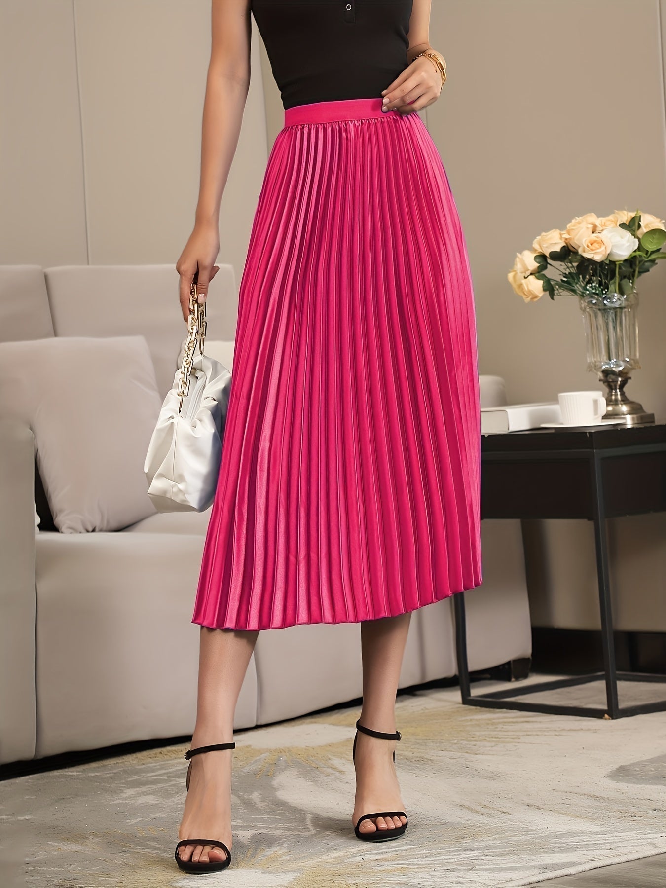 Valenzora | Eleganter A-Linien-Faltenrock