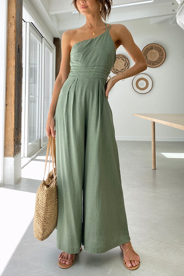 Valenzora | One-Shoulder Jumpsuit With Style