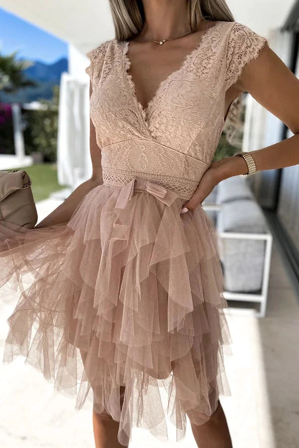 Valenzora | Midi-Kleid aus Spitze und Tüll „Infinite Beauty“