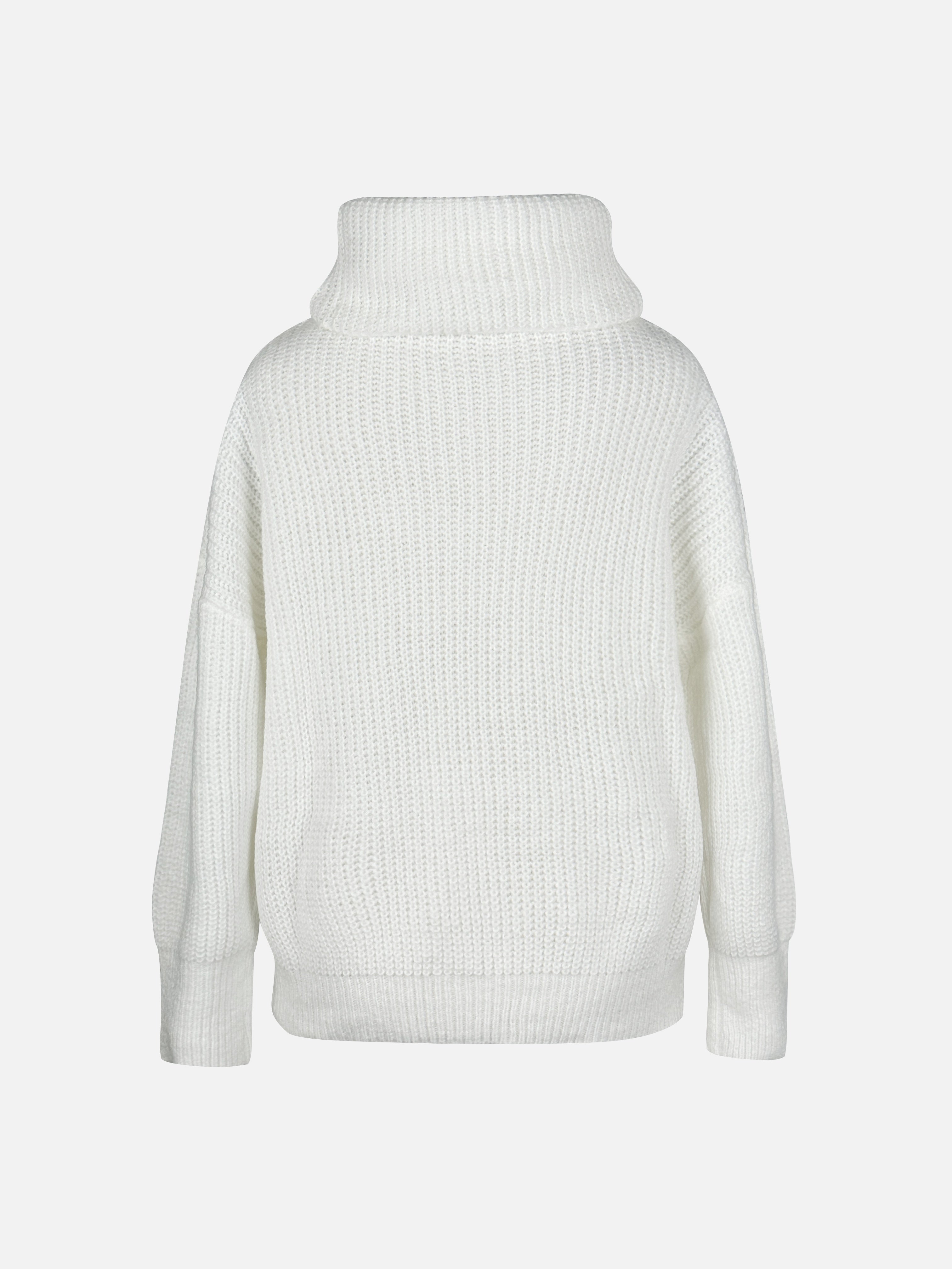 Valenzora | Women's turtleneck sweater with button detail