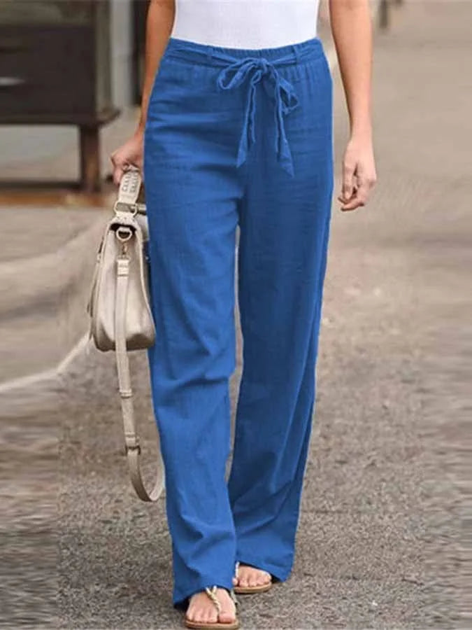 Valenzora | Casual linen trousers