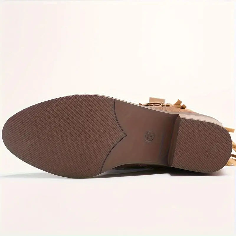 Valenzora | Robuste Cowboystiefel mit dickem Absatz