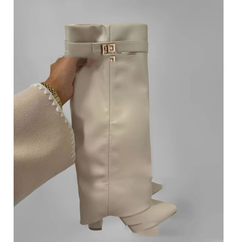Valenzora | Closure Trousers Boots Riding Boots Mid-calf