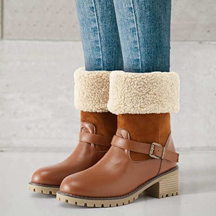 Valenzora | Stylische Herbst-Stiefeletten mit Schnalle für Damen