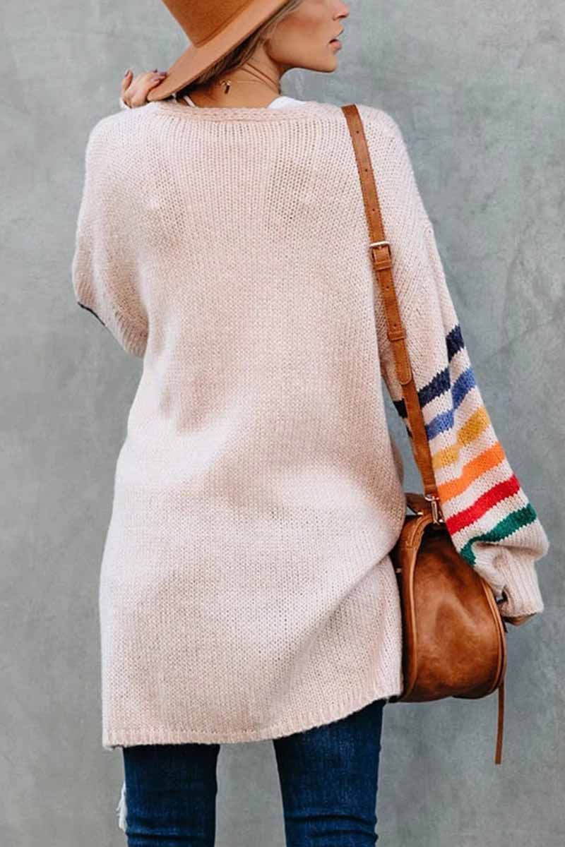 LOOSELY KNITTED COAT