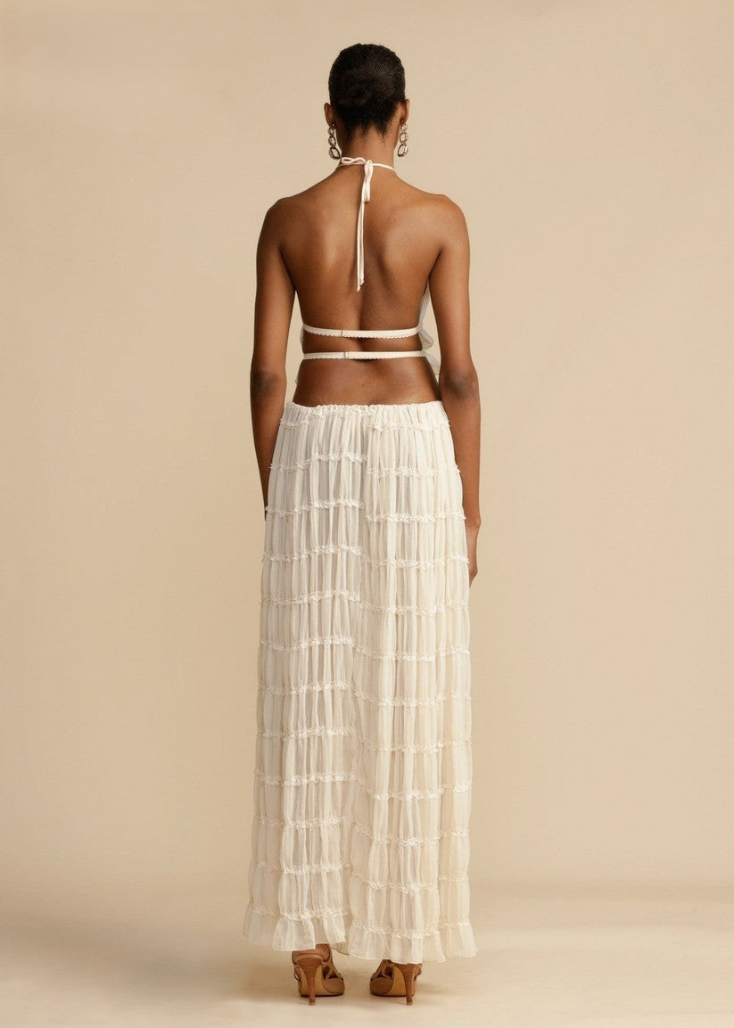 Valenzora | Choker top and skirt set
