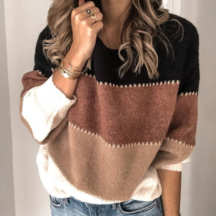Valenzora | Striped Sweater for a Classic Look for Women