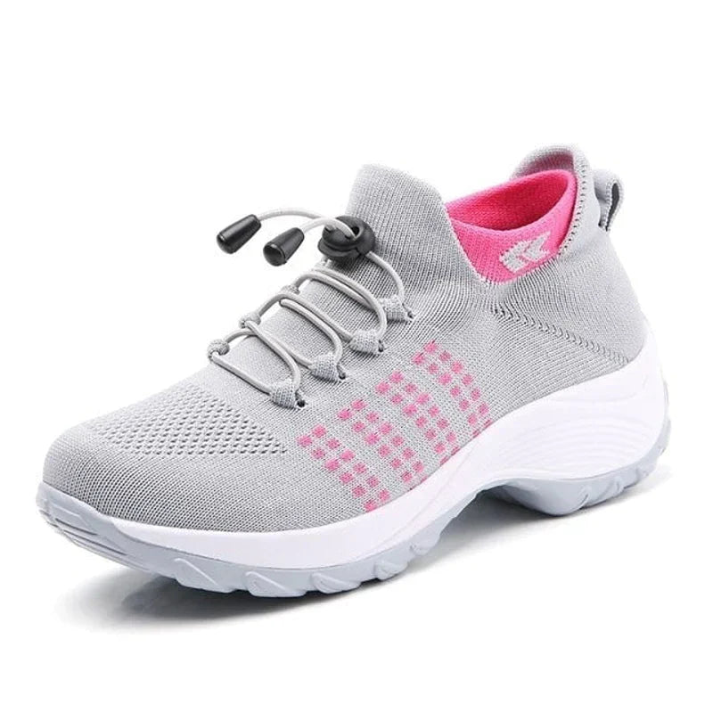 Valenzora – Atmungsaktive Slip-On-Gehschuhe für Damen | Leichte Mesh Slip-On Wander-Sneaker für Damen