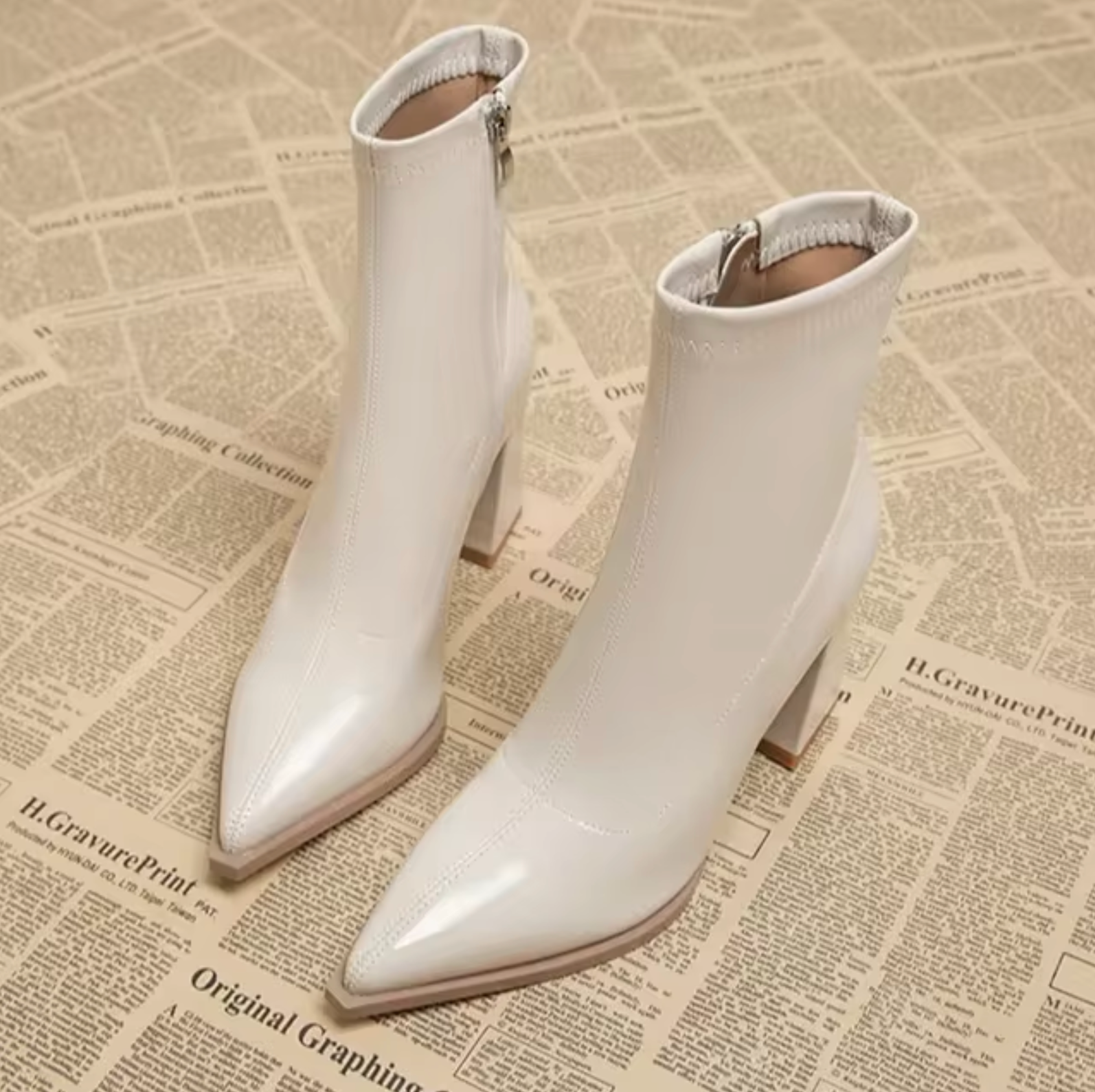Valenzora | Stiefeletten mit spitzem Absatz