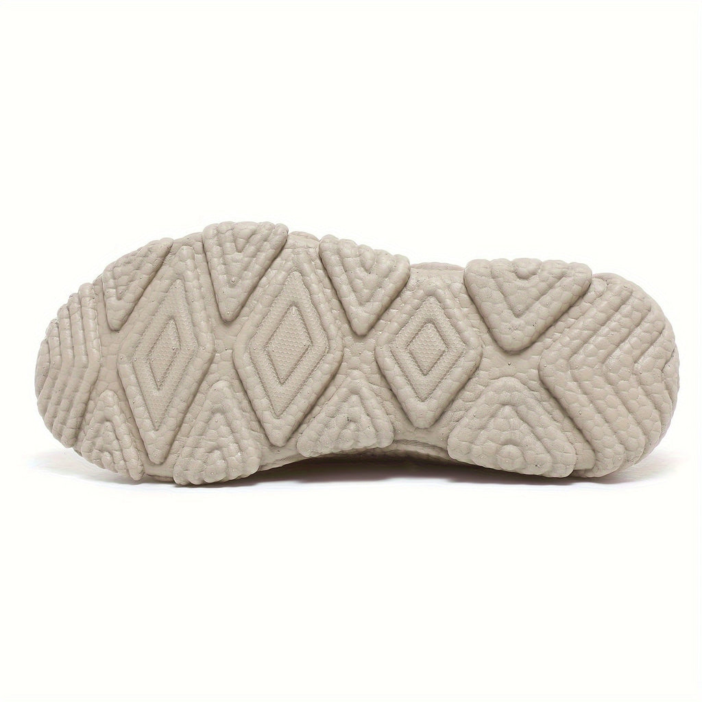 Valenzora | Atmungsaktive Low-Top-Sneakers in Unifarbe