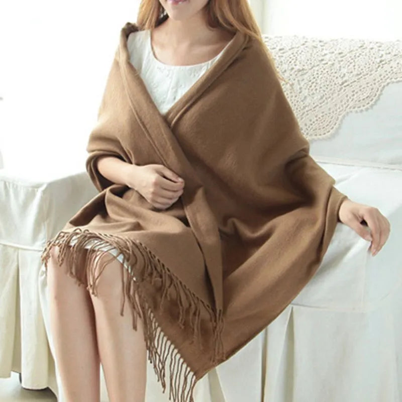 Valenzora | Luxurious cashmere scarf with diamond pattern