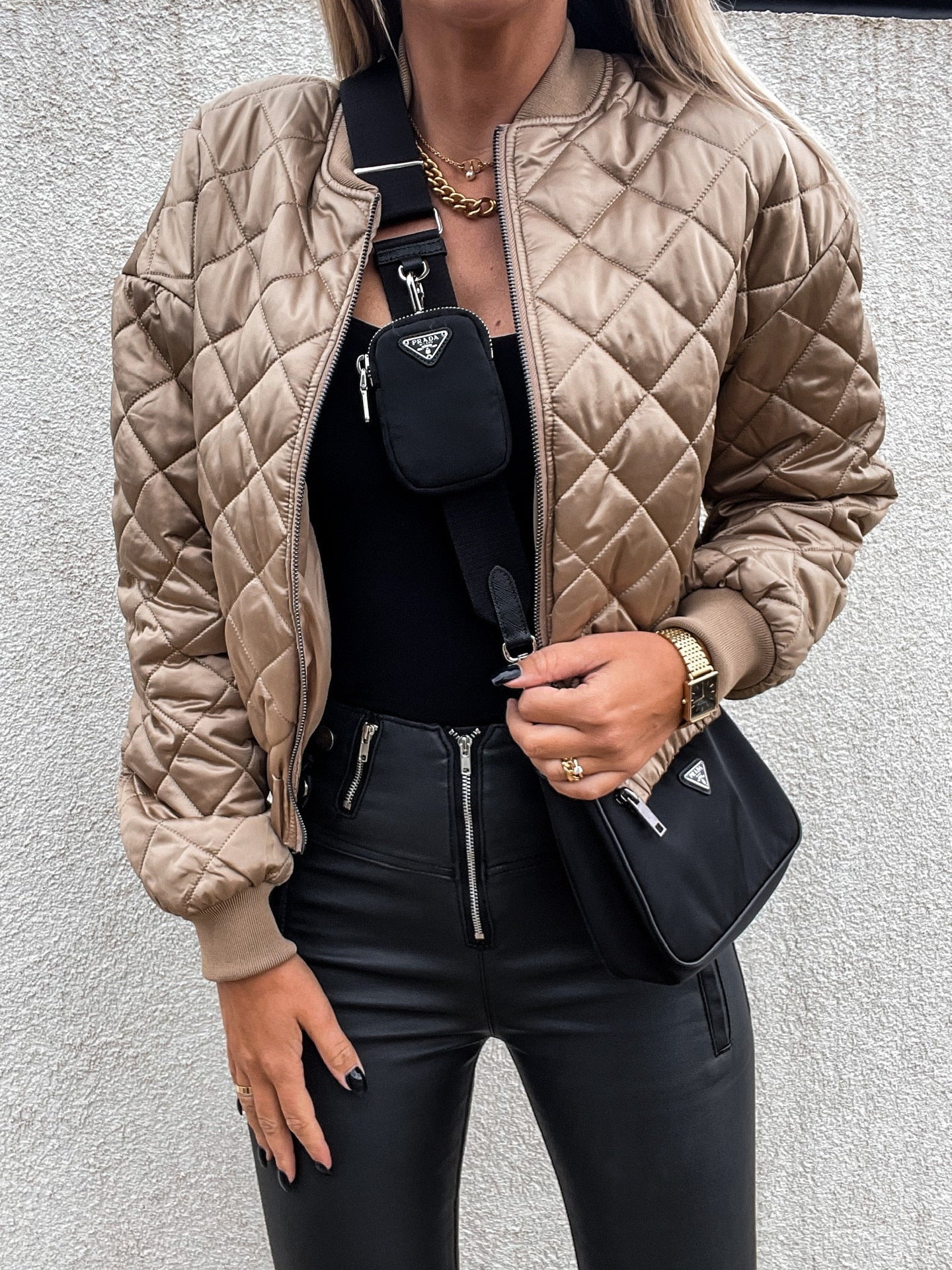 Valenzora | Quilted short puffer jacket