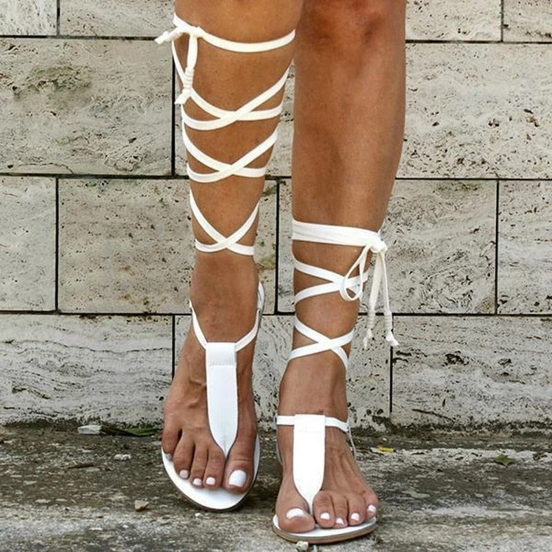 Valenzora | Trendy tied sandals