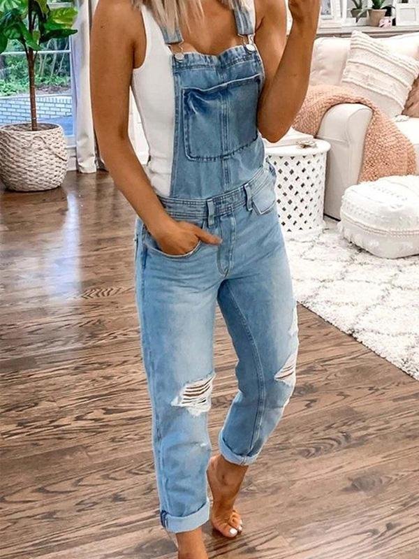 Valenzora | Zerrissene Overalls