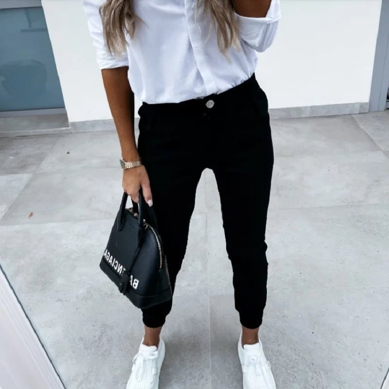 Valenzora | Stylische Slim-Fit-Hose aus Stretchmaterial
