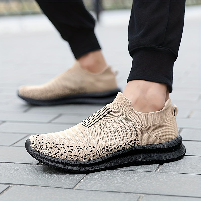 Valenzora | Breathable slip-on sneakers with knit upper