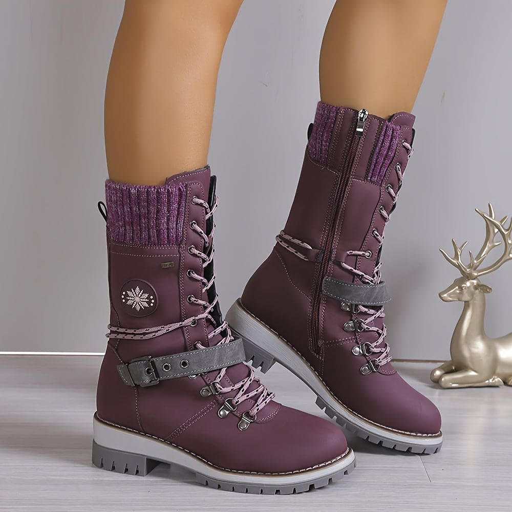 Valenzora - Elegant knitted thermal boots