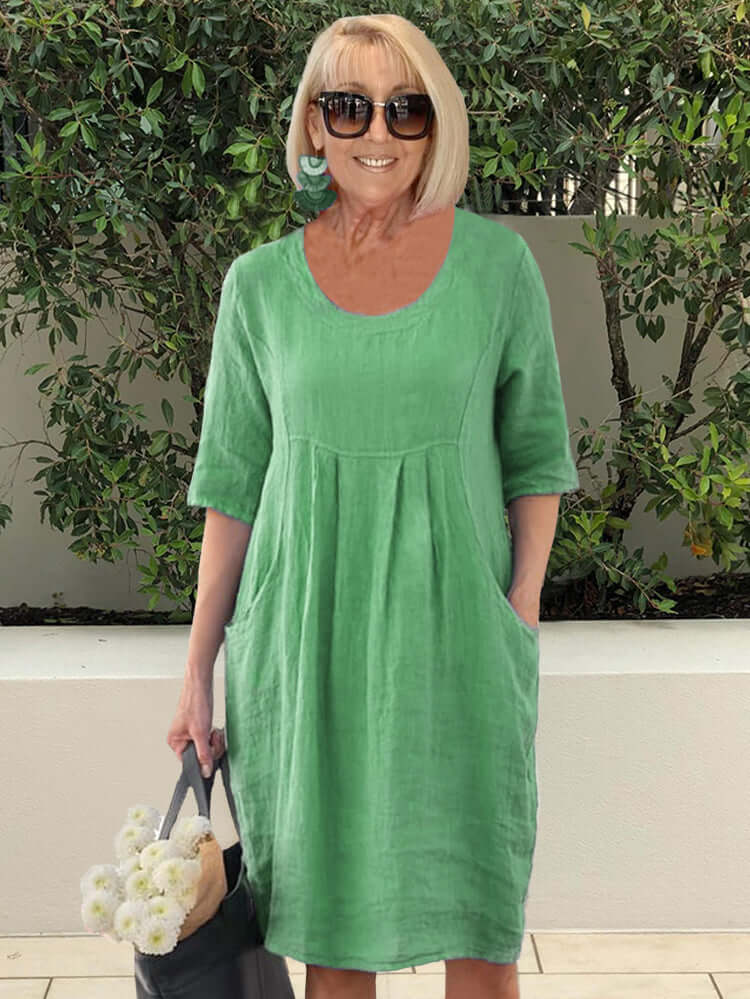 Valenzora | Strandtunika-Kleid mit Taschen Plus Size